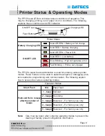 Preview for 8 page of Datecs PP-55 User Manual