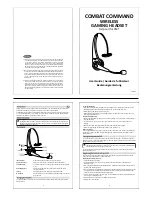 Datel COMBAT COMMAND User Manual preview