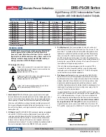 Preview for 3 page of Datel DMS-PS-CM Series Brochure & Specs