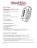 Datel GO-TCHA User Manual preview