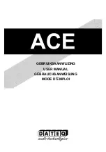 Dateq ACE User Manual preview