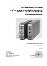 Предварительный просмотр 1 страницы Datex-Ohmeda S/5 M-COPSv Technical Reference Manual Slot