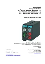 Предварительный просмотр 1 страницы Datex-Ohmeda S/5 PRESTN Technical Reference Manual Slot