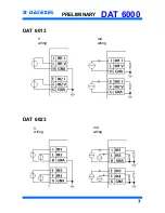 Предварительный просмотр 7 страницы Datexel DAT 6000 SERIES User Manual