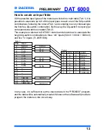 Предварительный просмотр 13 страницы Datexel DAT 6000 SERIES User Manual