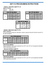 Предварительный просмотр 3 страницы Datexel DAT1112 Quick Start