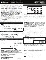 Datexx DB-403 Owner'S Manual preview