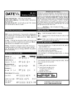 Datexx DD-610 Manual preview