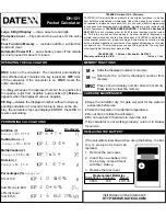 Preview for 1 page of Datexx DH-121 User Manual