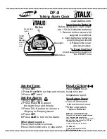 Datexx iTALK DF-8 User Manual preview