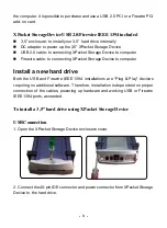 Preview for 4 page of Datoptic XPacket Storage Device Quick Manual