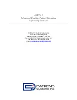 Предварительный просмотр 3 страницы DATREND Systems AMPS-1 Operating Manual