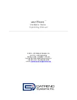 Предварительный просмотр 3 страницы DATREND Systems venTest Operating Manual