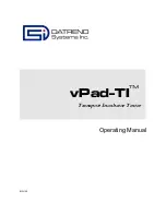 Предварительный просмотр 1 страницы DATREND Systems vPad-TI Operating Manual