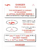 Preview for 3 page of Datron 4708 User Handbook Manual