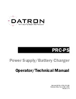 Datron PRC-PS Operator'S Manual preview