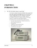 Preview for 11 page of Datron TW7201I Manual