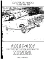 Предварительный просмотр 1 страницы Datsun 1200 1971 Workshop Repair Manual