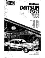 Preview for 1 page of Datsun 1200 1973 Repair Manual