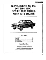 Preview for 132 page of Datsun 1300 Workshop Manual