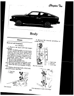 Предварительный просмотр 207 страницы Datsun 1973 510 Repair Manual