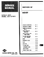 Предварительный просмотр 465 страницы Datsun 1977 280Z Service Manual