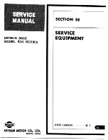 Предварительный просмотр 671 страницы Datsun 1977 280Z Service Manual