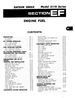 Preview for 88 page of Datsun 1980 200SX Service Manual