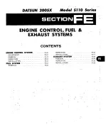 Preview for 161 page of Datsun 1980 200SX Service Manual