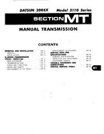 Preview for 185 page of Datsun 1980 200SX Service Manual