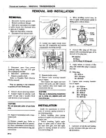 Preview for 186 page of Datsun 1980 200SX Service Manual