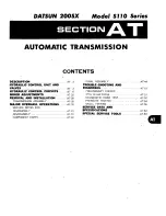 Preview for 208 page of Datsun 1980 200SX Service Manual