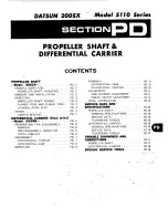 Preview for 272 page of Datsun 1980 200SX Service Manual