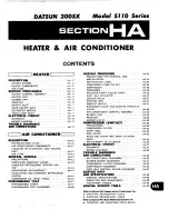 Preview for 404 page of Datsun 1980 200SX Service Manual