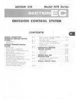 Preview for 115 page of Datsun 1980 310 Service Manual