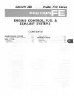 Preview for 163 page of Datsun 1980 310 Service Manual