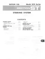 Preview for 259 page of Datsun 1980 310 Service Manual