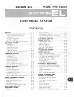 Preview for 352 page of Datsun 1980 310 Service Manual