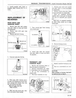 Предварительный просмотр 190 страницы Datsun 1981 Pick-Up Service Manual