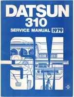 Preview for 1 page of Datsun 310 N10 Series 1979 Service Manual