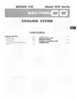 Preview for 77 page of Datsun 310 N10 Series 1979 Service Manual