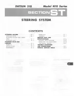 Preview for 288 page of Datsun 310 N10 Series 1979 Service Manual