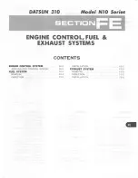 Preview for 300 page of Datsun 310 N10 Series 1979 Service Manual