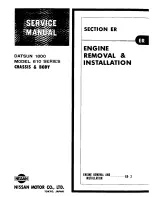 Preview for 17 page of Datsun 610 Series 1973 Service Manual