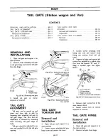 Preview for 208 page of Datsun 610 Series 1973 Service Manual