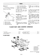 Preview for 231 page of Datsun 610 Series 1973 Service Manual