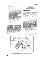 Предварительный просмотр 49 страницы Datsun 610 series Car Care Manual