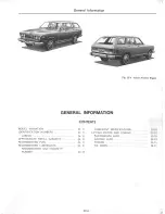 Предварительный просмотр 7 страницы Datsun 710 1975 Service Manual