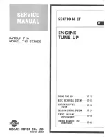 Предварительный просмотр 16 страницы Datsun 710 1975 Service Manual