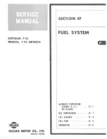 Предварительный просмотр 102 страницы Datsun 710 1975 Service Manual